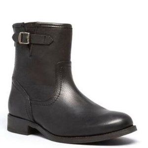 Frye Women's Pippa Back Zip Leather Short Boots